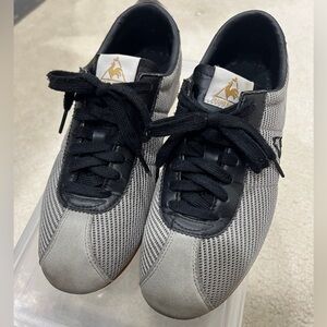 Le Coq Sportif Black and Gray Sneakers